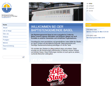 Tablet Screenshot of basel.baptisten.ch